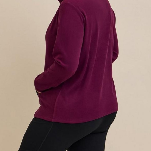 Torrid 1/2 Zip Up Pullover Sweatshirt size 2 - Picture 2 of 6